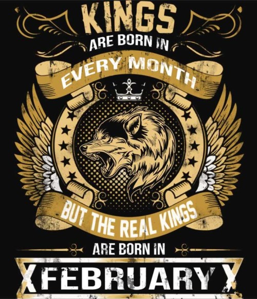 The Real Kings February Póló - Ha Birthday rajongó ezeket a pólókat tuti imádni fogod!