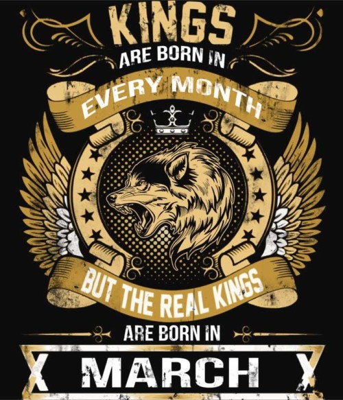 The Real Kings March Póló - Ha Birthday rajongó ezeket a pólókat tuti imádni fogod!