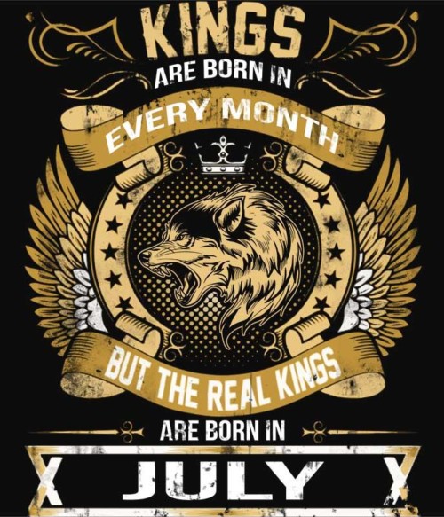 The Real Kings July Póló - Ha Birthday rajongó ezeket a pólókat tuti imádni fogod!