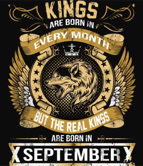 The Real Kings September Póló - Ha Birthday rajongó ezeket a pólókat tuti imádni fogod!