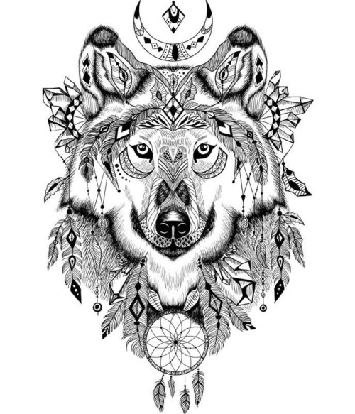 Wolf dream catcher Póló - Ha Wolf rajongó ezeket a pólókat tuti imádni fogod!