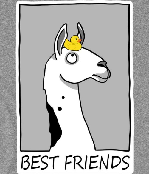 Best friends llama Póló - Ha Llama rajongó ezeket a pólókat tuti imádni fogod!
