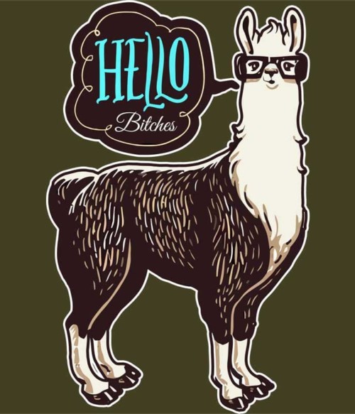 Hello bitches llama Póló - Ha Llama rajongó ezeket a pólókat tuti imádni fogod!