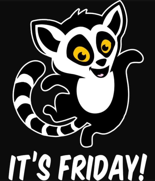 Friday lemur Póló - Ha Lemur rajongó ezeket a pólókat tuti imádni fogod!
