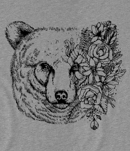 Bear and flowers Póló - Ha Bear rajongó ezeket a pólókat tuti imádni fogod!