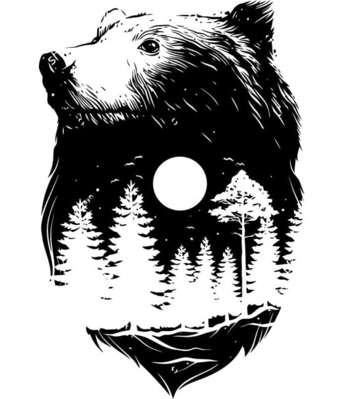 Bear and forest Póló - Ha Bear rajongó ezeket a pólókat tuti imádni fogod!
