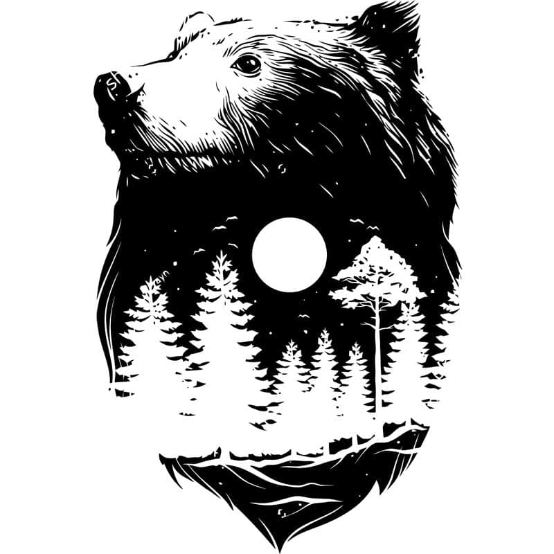 Bear and forest