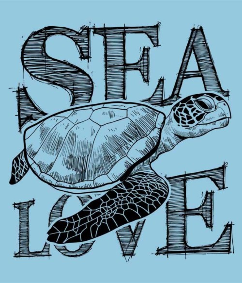 Sea love Póló - Ha Turtle rajongó ezeket a pólókat tuti imádni fogod!