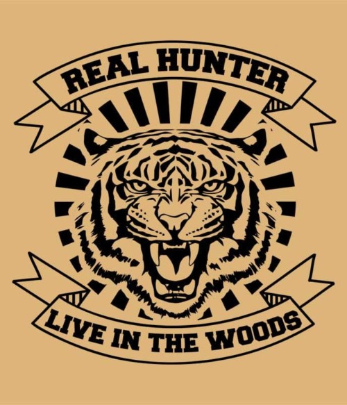 Real hunter Póló - Ha Tiger rajongó ezeket a pólókat tuti imádni fogod!