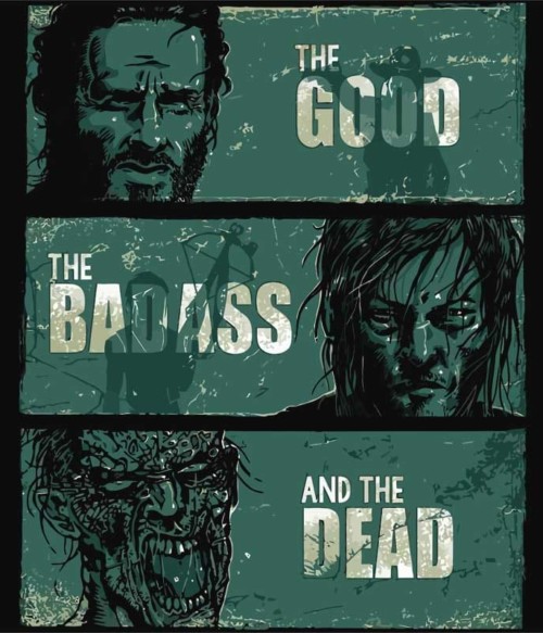 Good Bad Dead Póló - Ha The Walking Dead rajongó ezeket a pólókat tuti imádni fogod!