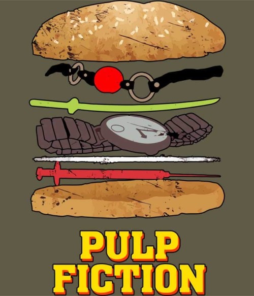 Pulp fiction burger Póló - Ha Pulp Fiction rajongó ezeket a pólókat tuti imádni fogod!