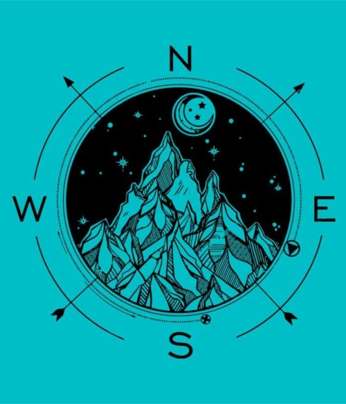 Wind rose and mountains Póló - Ha Hiking rajongó ezeket a pólókat tuti imádni fogod!