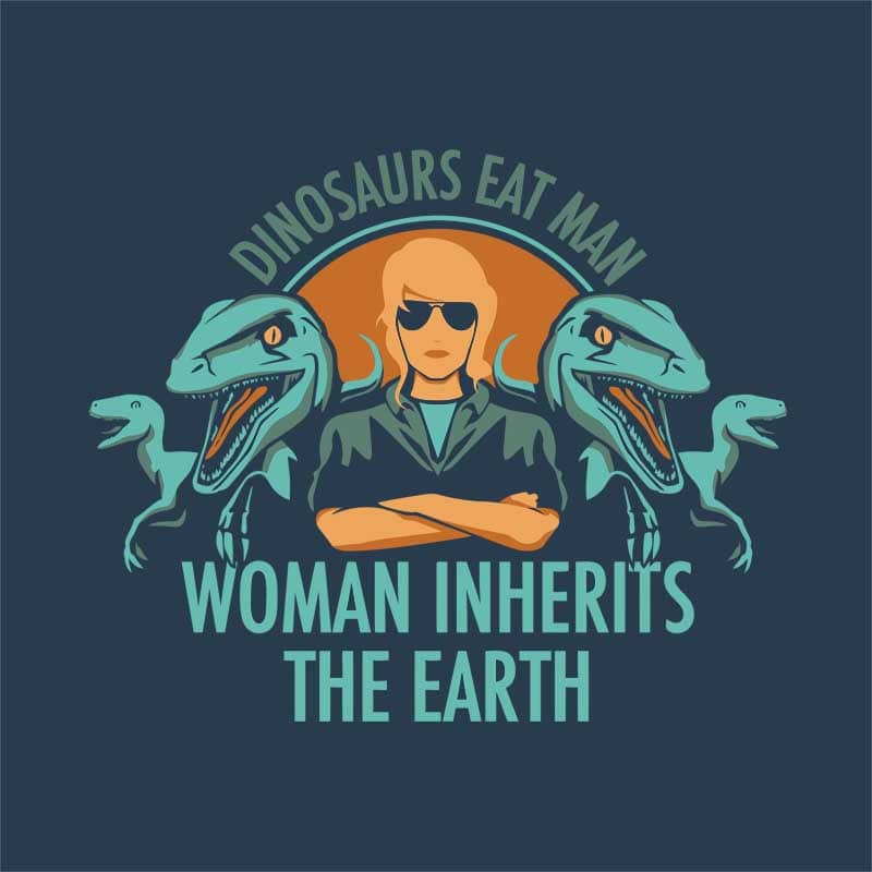 Dinosaurs eat man