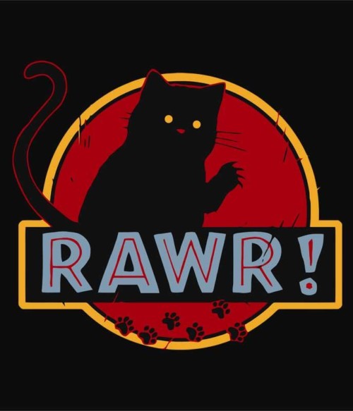 Jurassic cat rawr Póló - Ha Cat rajongó ezeket a pólókat tuti imádni fogod!