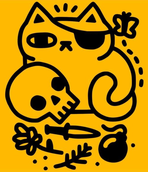Pirate cat Póló - Ha Cat rajongó ezeket a pólókat tuti imádni fogod!