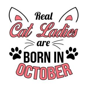 Real cat ladies october - Unisex Farmerkabát