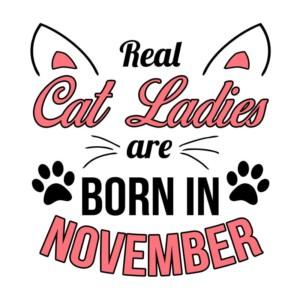 Real cat ladies november - Unisex Farmerkabát