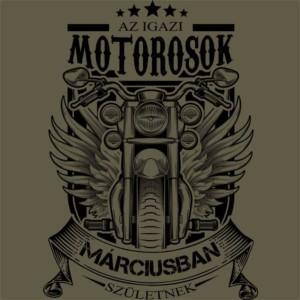 Igazi Motoros Március - Unisex Farmerkabát