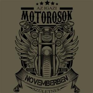 Igazi Motoros November - Unisex Farmerkabát
