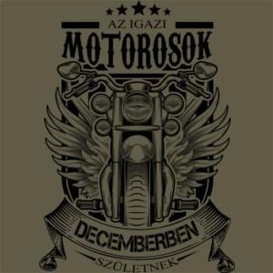 Igazi Motoros December - Unisex Farmerkabát