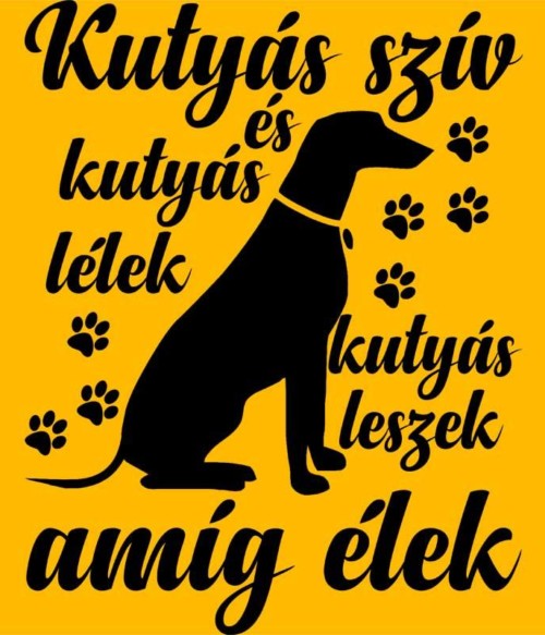 Kutyás szív Póló - Ha Dog rajongó ezeket a pólókat tuti imádni fogod!