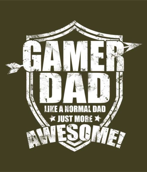 Awesome gamer dad Póló - Ha Gamer rajongó ezeket a pólókat tuti imádni fogod!