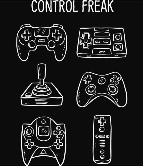 Control freak Póló - Ha Gamer rajongó ezeket a pólókat tuti imádni fogod!
