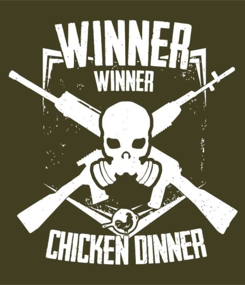 Winner logo Póló - Ha Playerunknowns Battlegrounds rajongó ezeket a pólókat tuti imádni fogod!