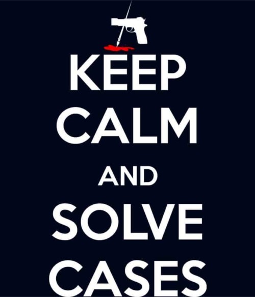 Keep Calm and Solve Cases Póló - Ha Castle rajongó ezeket a pólókat tuti imádni fogod!