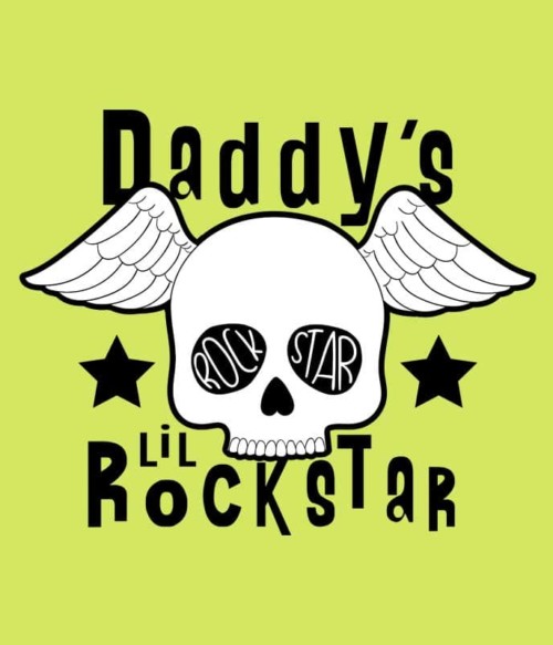 Daddy's lil rockstar Póló - Ha Rocker rajongó ezeket a pólókat tuti imádni fogod!