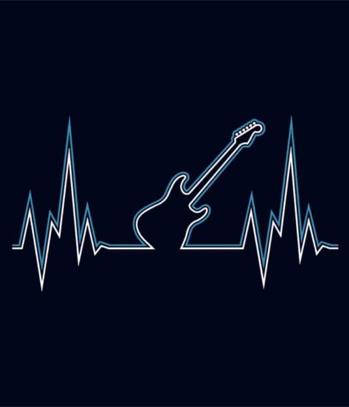Guitar heart rate Póló - Ha Rocker rajongó ezeket a pólókat tuti imádni fogod!