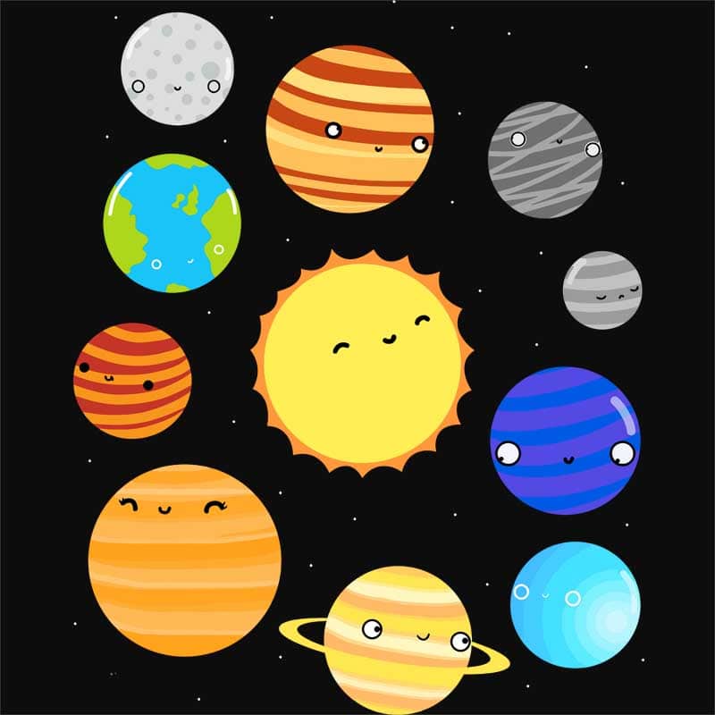 Cute planets