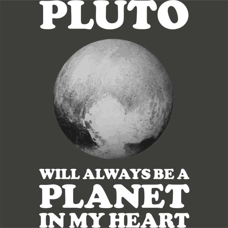 Pluto planet in my heart