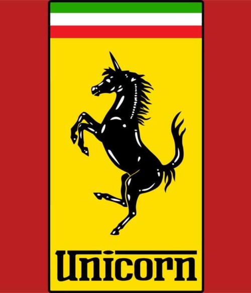 Unicorn Ferrari Póló - Ha Brand Parody rajongó ezeket a pólókat tuti imádni fogod!