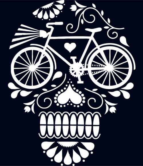 Bicycle Skull Póló - Ha Bicycle rajongó ezeket a pólókat tuti imádni fogod!