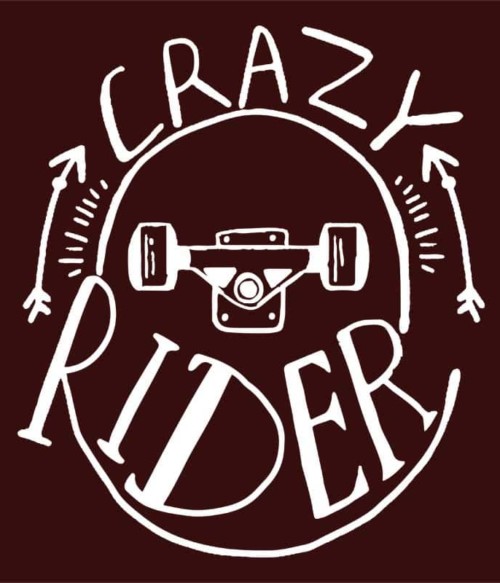 Crazy Rider Póló - Ha Skateboard rajongó ezeket a pólókat tuti imádni fogod!