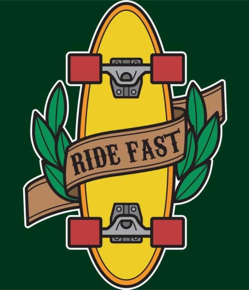 Ride Fast Póló - Ha Skateboard rajongó ezeket a pólókat tuti imádni fogod!