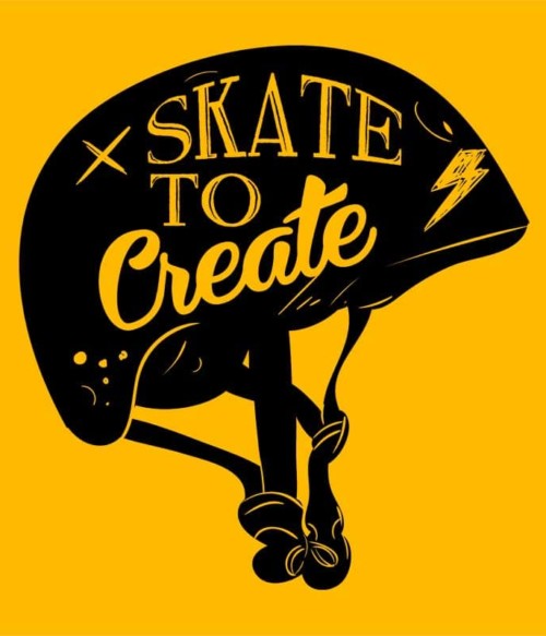 Skate to Create Póló - Ha Skateboard rajongó ezeket a pólókat tuti imádni fogod!