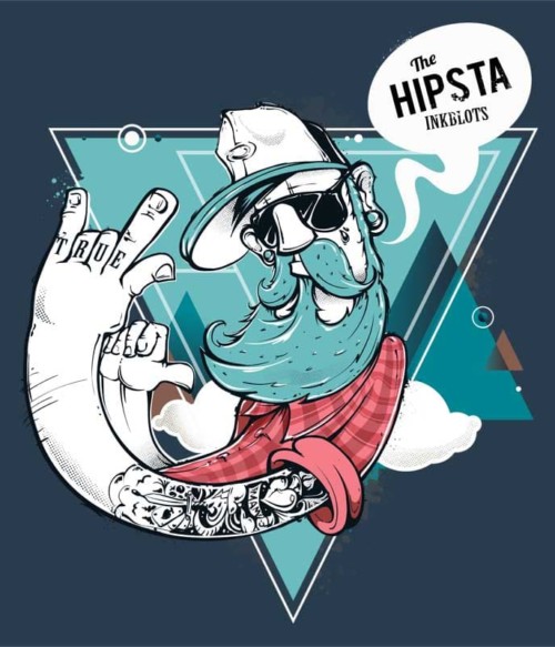 Hipsta dude Póló - Ha Graffiti rajongó ezeket a pólókat tuti imádni fogod!