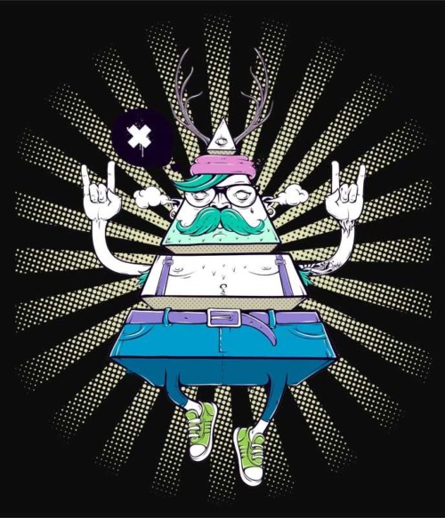 Triangle dude Póló - Ha Graffiti rajongó ezeket a pólókat tuti imádni fogod!