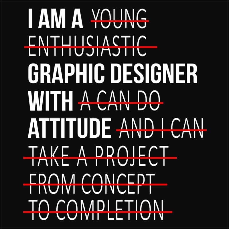 I'm a graphic designer