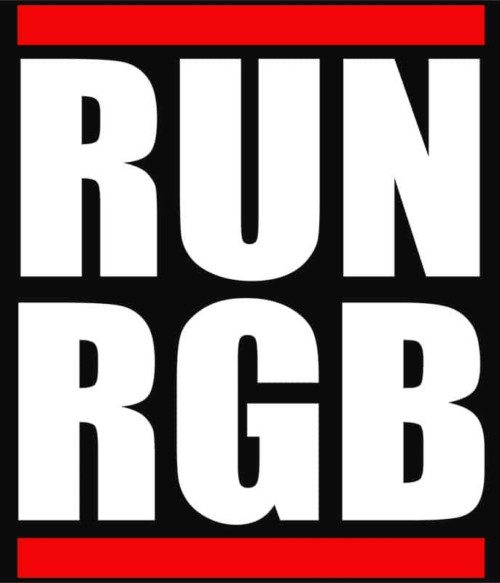 Run RGB Póló - Ha Graphic Designer rajongó ezeket a pólókat tuti imádni fogod!
