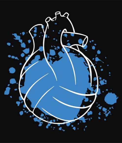 Water polo heart Póló - Ha Water polo rajongó ezeket a pólókat tuti imádni fogod!