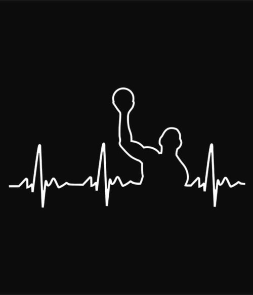 Water polo heartbeat Póló - Ha Water polo rajongó ezeket a pólókat tuti imádni fogod!