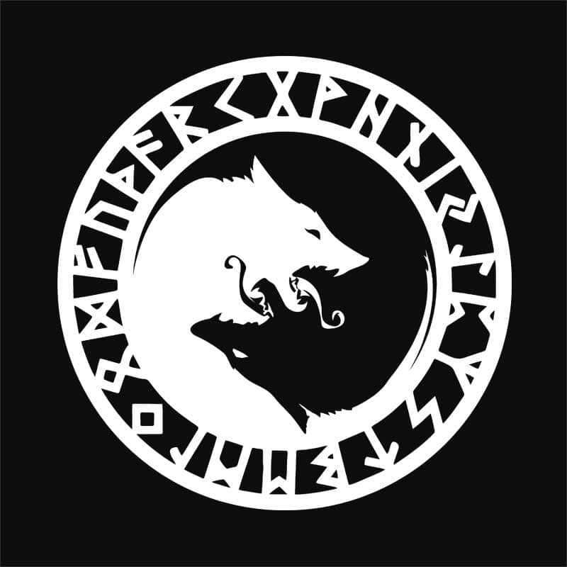 Viking wolf logo