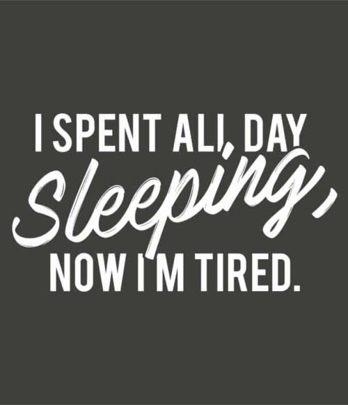 I spent all day sleeping Póló - Ha Laziness rajongó ezeket a pólókat tuti imádni fogod!