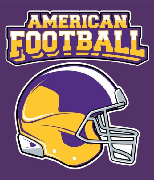 American Football Vikings Póló - Ha American Football rajongó ezeket a pólókat tuti imádni fogod!