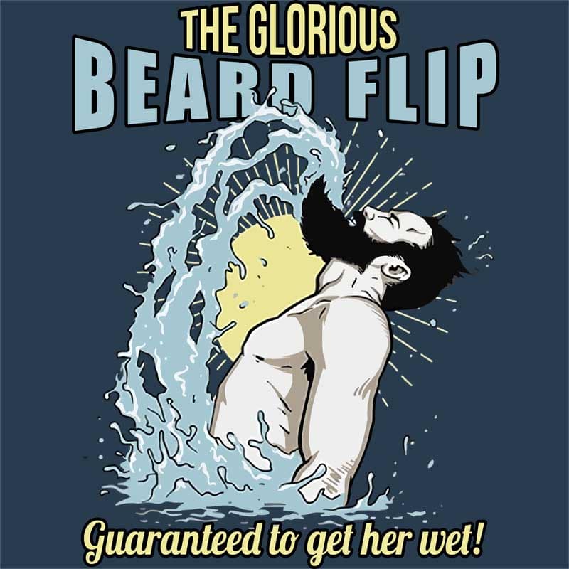 The glorious beard flip