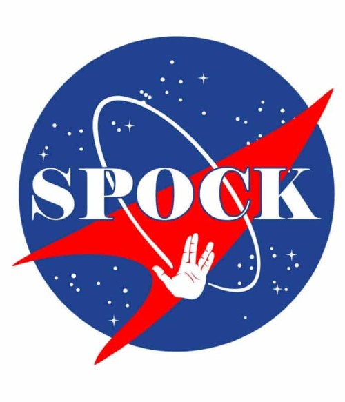 Spock nasa logo Póló - Ha Star Trek rajongó ezeket a pólókat tuti imádni fogod!