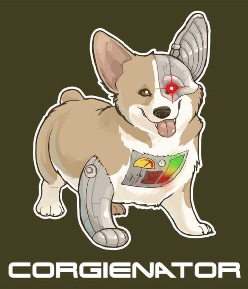 Corgienator Póló - Ha Terminator rajongó ezeket a pólókat tuti imádni fogod!